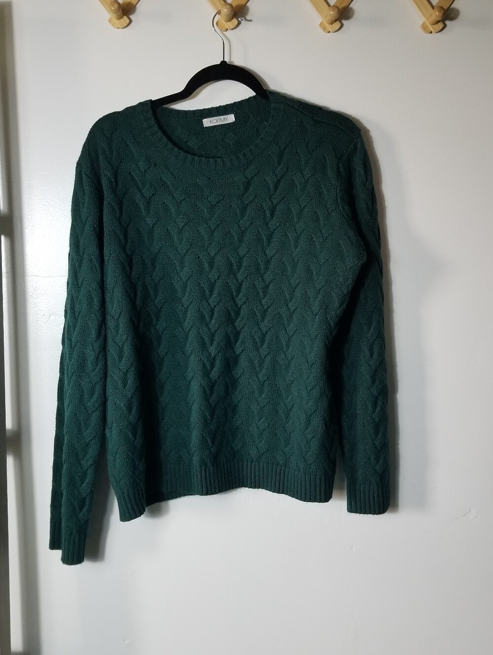 KOITMY WOMEN'S GREEN SWEATER SIZE XL